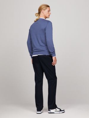 Classics Pullover mit Rundhalsausschnitt | Blau | Tommy Hilfiger