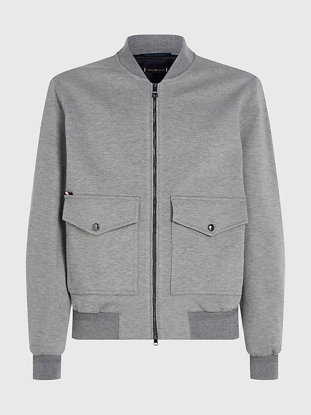 bomber punto milano grey pour hommes tommy hilfiger