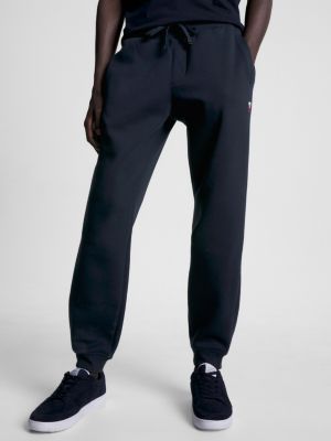 Cuffed Monogram Embroidery Joggers BLUE Tommy Hilfiger
