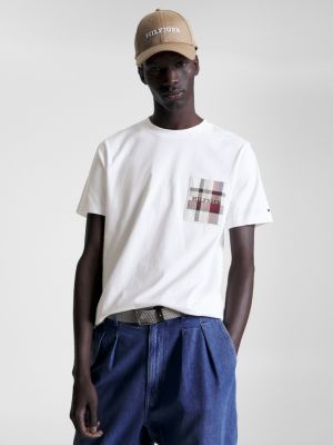 Hilfiger Monotype Patch T-Shirt | White Hilfiger | Tommy