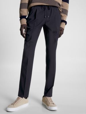 Hampton Luxe Tapered Fit Joggers Blue Tommy Hilfiger