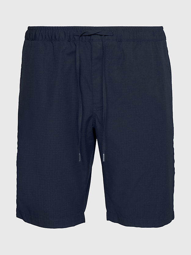Harlem Toggle Cord Relaxed Shorts | Blue | Tommy Hilfiger