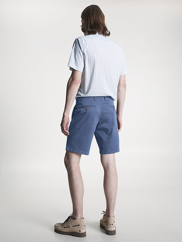 blue brooklyn chino shorts for men tommy hilfiger