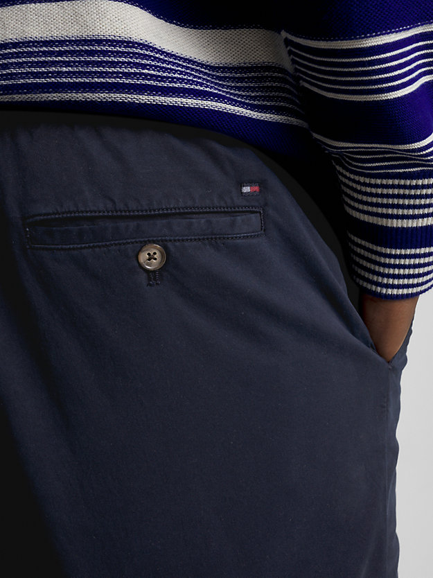 Harlem Premium Relaxed Twill Shorts | BLUE | Tommy Hilfiger