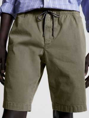 Mens twill clearance jogger shorts