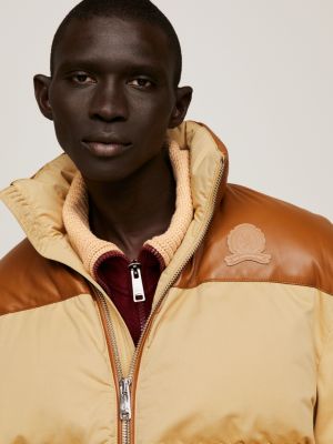 Crest Relaxed Dual Gender New York Puffer Jacket | BEIGE | Tommy Hilfiger