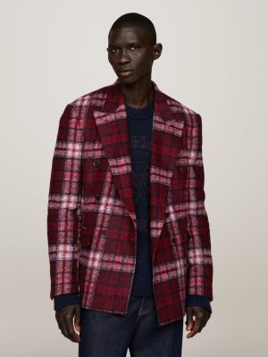 Tommy hilfiger hot sale plaid blazer