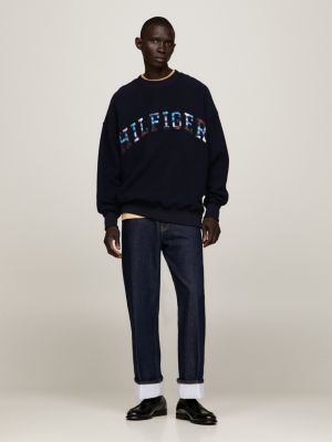 Tommy hilfiger crest crewneck on sale sweatshirt