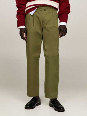 Tommy hilfiger green store chinos