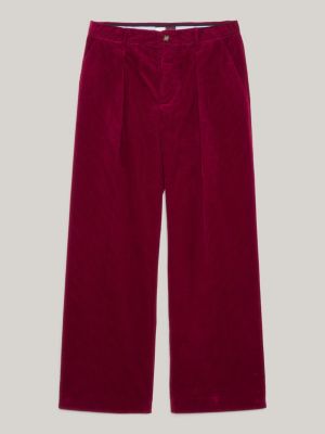 Tommy Hilfiger pantaloni in velluto millerighe grigio