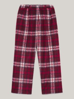 H&m red hot sale tartan trousers