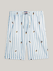 blue disney x tommy ithaca stripe shorts for men tommy hilfiger