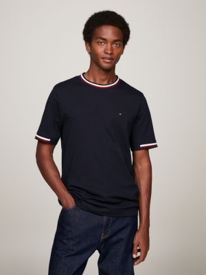 Signature Tipped Crew Neck | | Hilfiger Blue Tommy T-Shirt