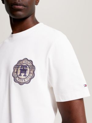 White Monogram Tommy Hilfiger TH T-Shirt | | Logo Plaid