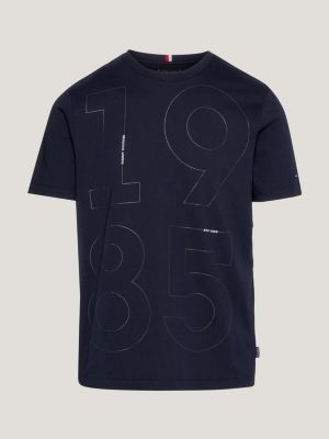 Tommy hilfiger t shirt best sale back print