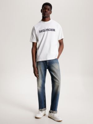 Hilfiger Monotype Archive Fit T-Shirt | White | Hilfiger Tommy
