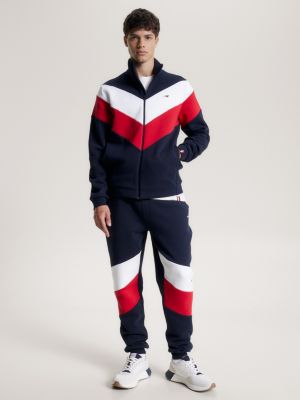 Tommy hilfiger colour block on sale tracksuit