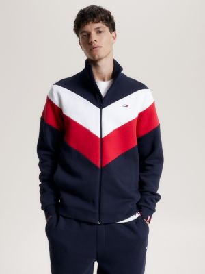 Tommy hilfiger red on sale tracksuit