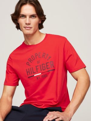 Grupo Lpoint® - Tshirt Tommy Hilfiger Logo Primary Red Mw0mw11797-xlg