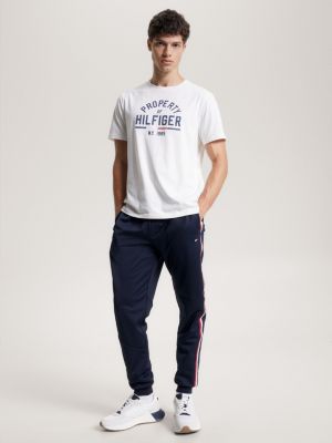 Tommy Hilfiger Sport graphic logo sweatshirt in white