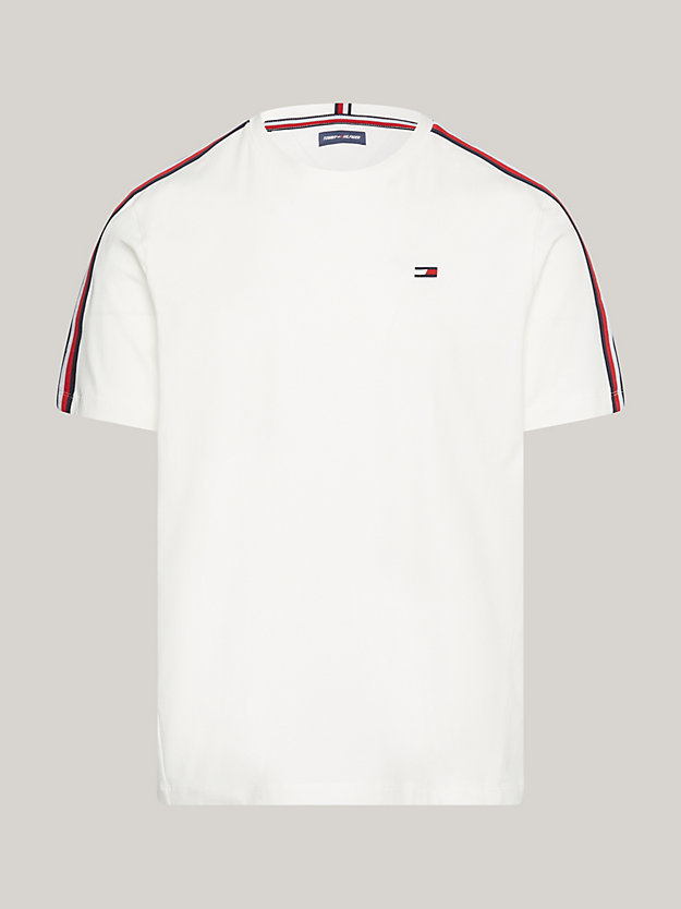 Sport Flag Crew Neck T-Shirt | White | Tommy Hilfiger