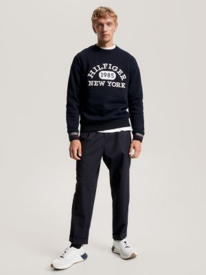 Hilfiger Monotype College Logo Sweatshirt | BLUE | Tommy Hilfiger