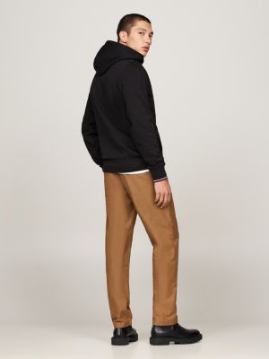 black signature tipped logo hoody for men tommy hilfiger