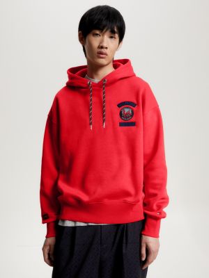 Tommy Hilfiger - Sweat Capuche Tommy Flag 4203 Vert Kaki 