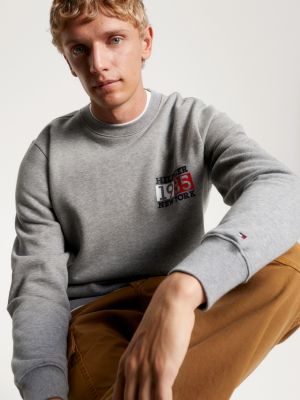 Tommy hilfiger sweatshirt outlet mens grey