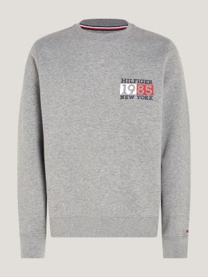 Grey tommy jeans clearance sweatshirt