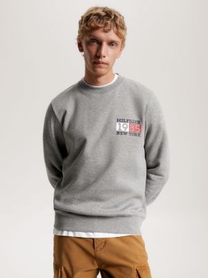 Tommy deals grey sweatshirt