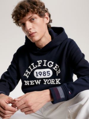 Sudadera con logo de estilo universitario Azul Tommy Hilfiger