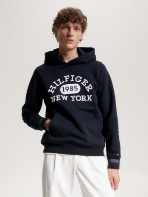 Sudadera con logo de estilo universitario Azul Tommy Hilfiger