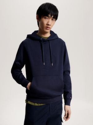 Tommy hilfiger icon stripe logo print on sale hoodie in navy