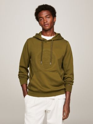 Tommy hilfiger hoodie online geel heren