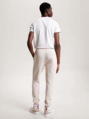 White tommy best sale hilfiger joggers