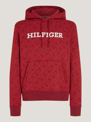 Sweat à capuche Rouge Homme Tommy Hilfiger Fleece