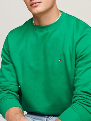 Sudadera Verde Oversize Con Logo De Niña Tommy Hilfiger