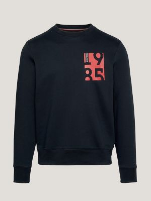 Tommy hilfiger hot sale logo print sweatshirt