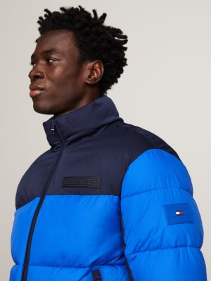 TH Warm Recycled New York Puffer Jacket | Blue | Tommy Hilfiger
