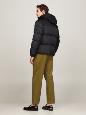 Warm New Hooded | Black Hilfiger Puffer Jacket | York TH Tommy