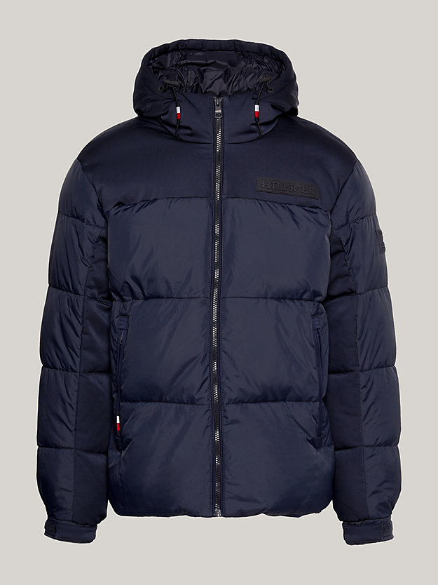 TH Warm Hooded New York Puffer Jacket | BLUE | Tommy Hilfiger