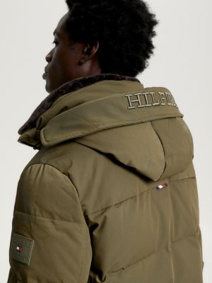 TH Warm Padded Hooded Utility Rockie Parka | KHAKI | Tommy Hilfiger