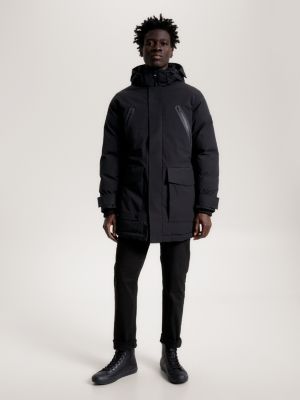 TH Warm Padded Hooded Rockie Parka | BLACK | Tommy Hilfiger