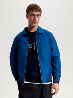 TH Warm Reversible Corduroy Varsity Jacket, Blue