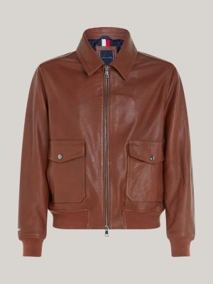 Blouson cuir best sale tommy hilfiger homme