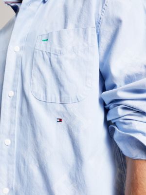 Hilfiger Fit | Monogram Blue Tommy Regular TH Oxford Premium | Shirt
