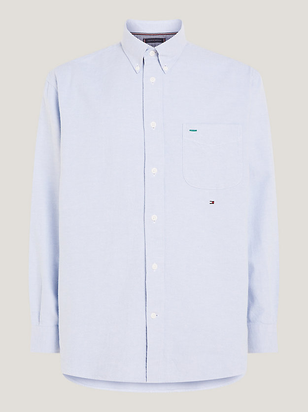 Premium Regular Fit Oxford Shirt | BLUE | Tommy Hilfiger