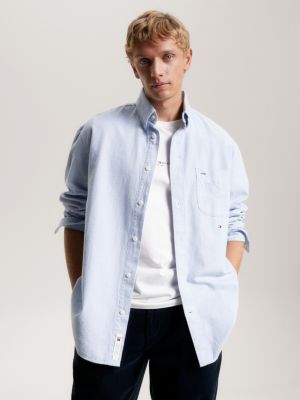 Premium Regular Fit Oxford Shirt | BLUE | Tommy Hilfiger