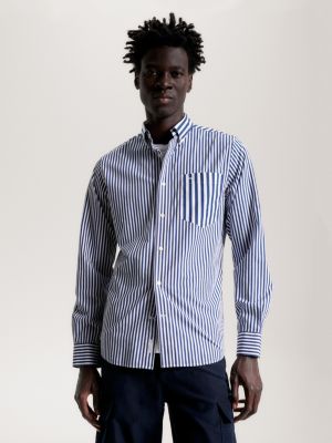 Classics Bold Stripe Regular Fit Shirt Blue Tommy Hilfiger